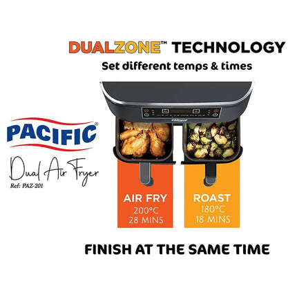 Shop PACIFIC Dual Air Fryer PACIFIC in Mauritius 