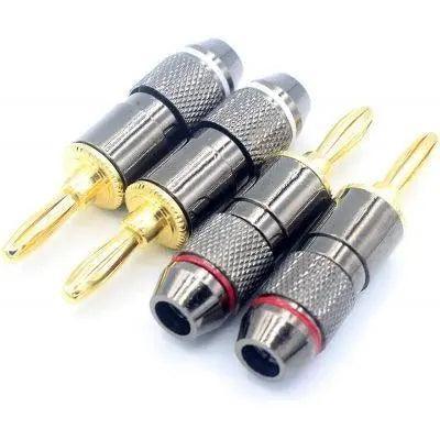14 GWG Speaker cables Banana Plugs end to end 4.5m (PAIR) - Mycart.mu in Mauritius at best price