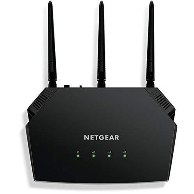 Netgear R6850 AC2000 Mbps, WiFi USB Dual Band Gigabit Wall Mount Router (Black) - Mycart.mu in Mauritius at best price