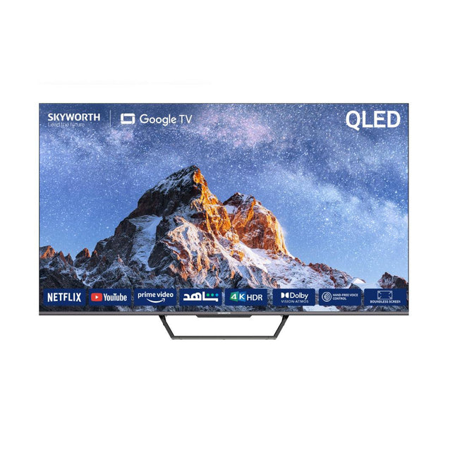 Skyworth 65 Inch QLED UHD 4K HDR Smart TV with Google TV - Mycart.mu in Mauritius at best price