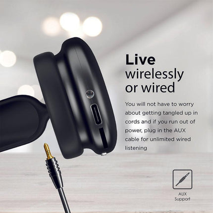 AirBeat High Fidelity Stereo Wireless Headphones - Mycart.mu in Mauritius at best price