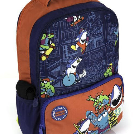 American Tourister Diddle Backpack 02 Blue/orange - Mycart.mu in Mauritius at best price
