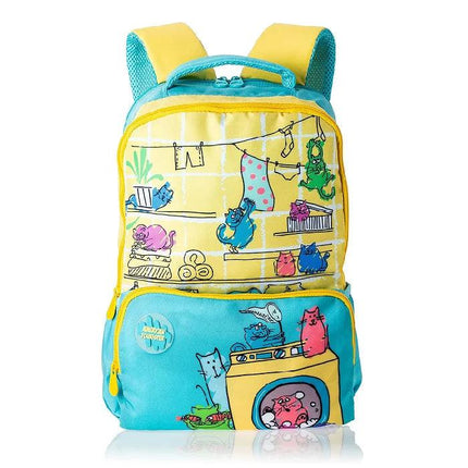 American Tourister Diddle Backpack 02 Turquoise/yellow - Mycart.mu in Mauritius at best price