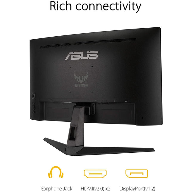 ASUS TUF Gaming 27" 1440P HDR Curved Monitor - Mycart.mu in Mauritius at best price
