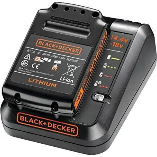 BLACK+DECKER BDC1A-GB Cordless Fast Charger for Power Tools - Mycart.mu in Mauritius at best price