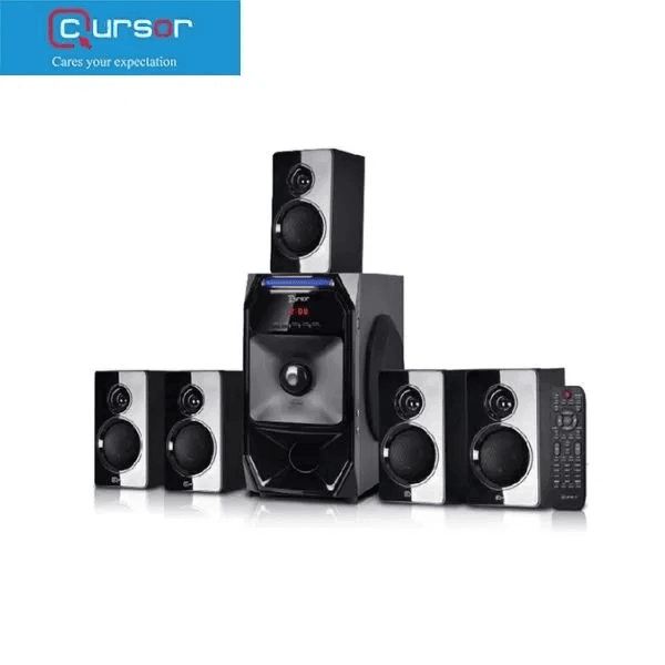 Cursor 5.1 Multimedia Speaker H5888 USB / FM Radio / Karaoke Function - Mycart.mu in Mauritius at best price