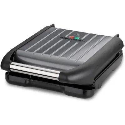 GEORGE FOREMAN Steel Family Grill Gunmetal - 25041 - Mycart.mu in Mauritius at best price