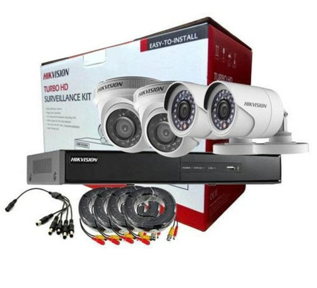 Hikvision Kit of 4 Cameras 720p Security Camera - Mycart.mu in Mauritius at best price