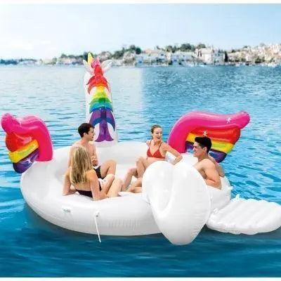 Ile Géante Flottante LICORNE Gonflable - Mycart.mu in Mauritius at best price