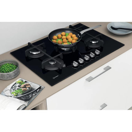 INDESIT 75cm Built in Gas Hob with 5 Burners - Mycart.mu in Mauritius at best price