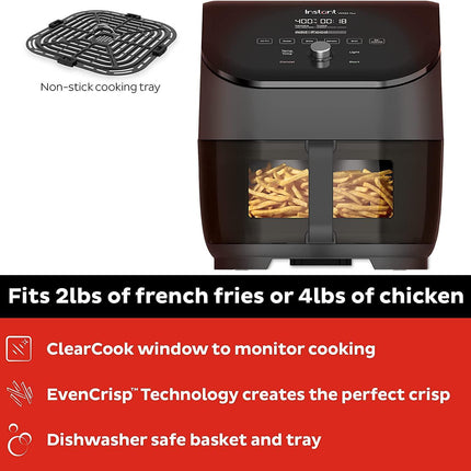 Instant Pot Vortex Plus ClearCook Air Fryer 6L 6-in-1 Functions - The BEST SELLER ! - Mycart.mu in Mauritius at best price