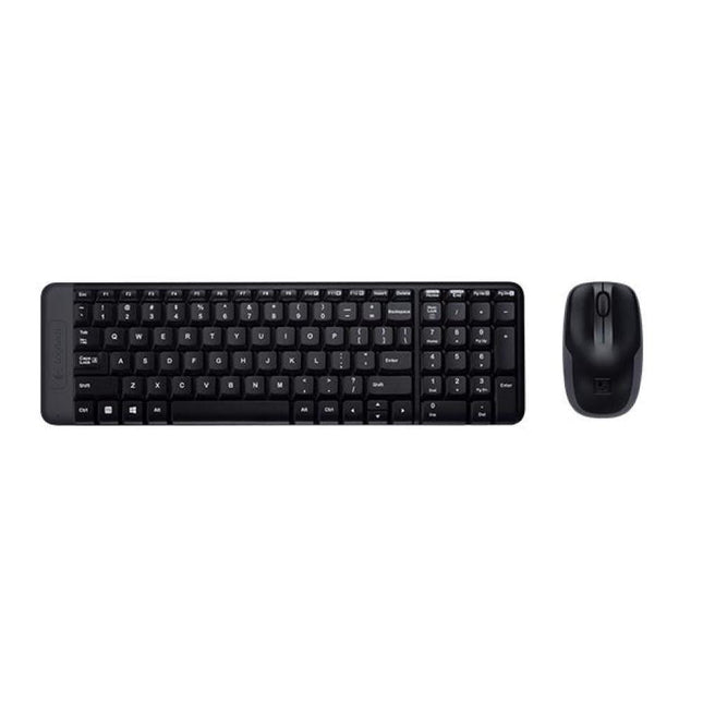 LOGITECH MK220 Compact Wireless Keyboard and Mouse Combo (QWERTY Layout) - Mycart.mu in Mauritius at best price