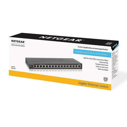 NETGEAR GS316 16-Port Gigabit Ethernet Unmanaged Switch - Mycart.mu in Mauritius at best price