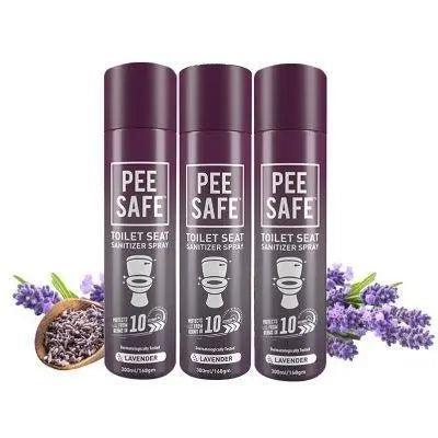 Peesafe Toilet Seat Sanitizer Spray (lavender)-75 ML-Pack of 3 - Mycart.mu in Mauritius at best price