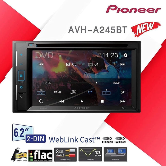 PIONEER AVH-A215BT Multimedia AV CAR Receiver - Mycart.mu in Mauritius at best price
