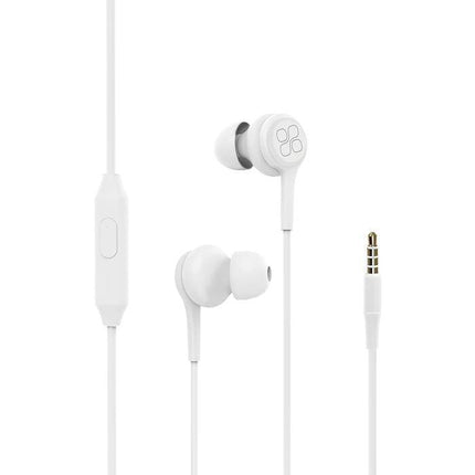 PROMATE DUET Tangle-Free Ergonomic Designed HD Earphones with Microphone - DUET - Mycart.mu in Mauritius at best price