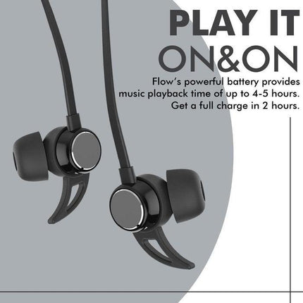 PROMATE IPX4 Water-Resistant Sporty Secure-Fit Stereo Neckband Wireless Earphones - Mycart.mu in Mauritius at best price