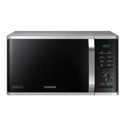 Samsung Grill Microwave Oven with Heat Wave Grill Silver 23 L (MG23K3575AS/EF) - Mycart.mu in Mauritius at best price