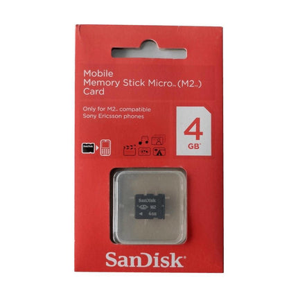 SANDISK Memory Stick Micro (M2) 4GB Card - Mycart.mu in Mauritius at best price