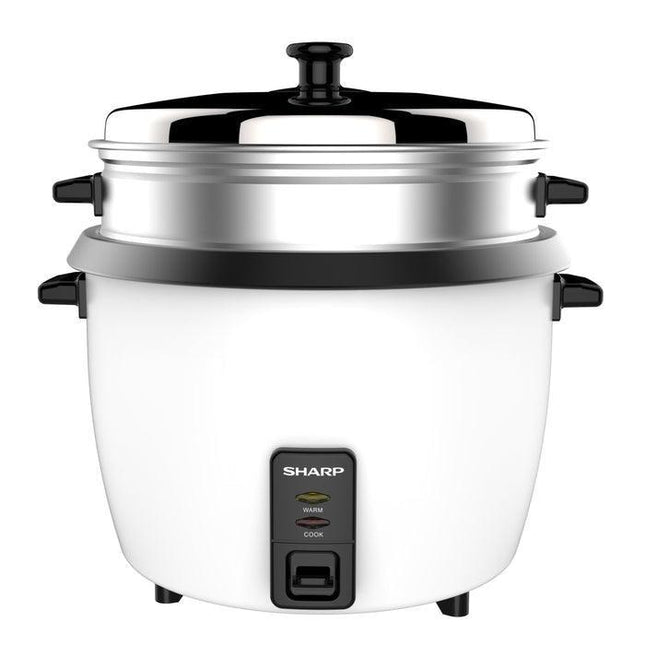 SHARP 1.8L Rice Cooker with Steamer & Coated Inner Pot - Mycart.mu in Mauritius at best price