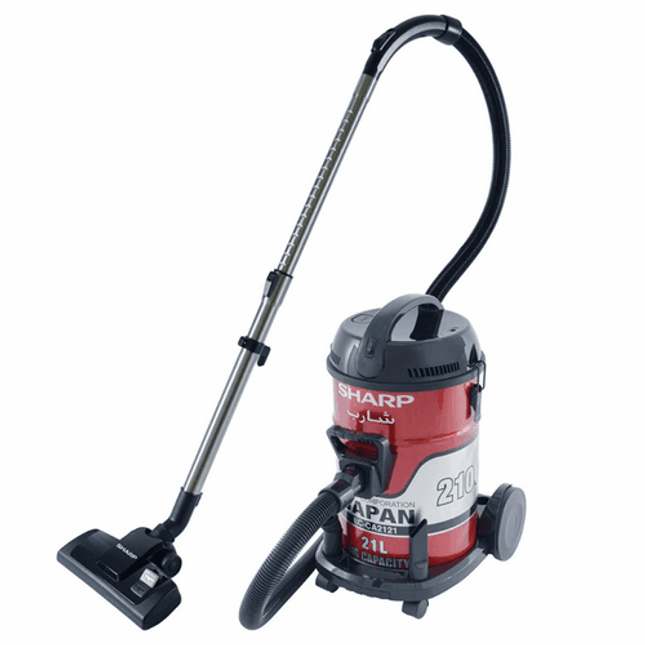 SHARP Barrel Canister Dry Red Vacuum Cleaner 2100W - Mycart.mu in Mauritius at best price