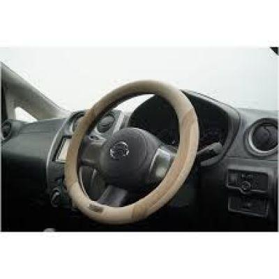 SPARCO Steering Wheel Cover Suede/Leather Beige - Mycart.mu in Mauritius at best price