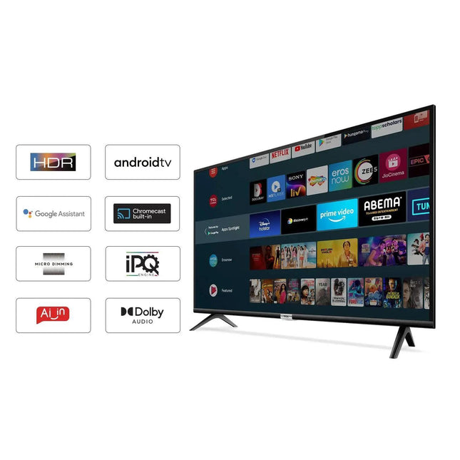 TCL (32 inches) HD READY Smart Certified Android LED TV 32S5200 ( Black) - Mycart.mu in Mauritius at best price