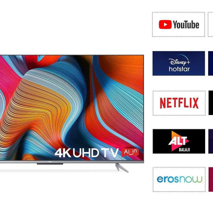 TCL (65 inches) 4K Ultra HD Smart Certified Android LED TV 65P725 - Mycart.mu in Mauritius at best price