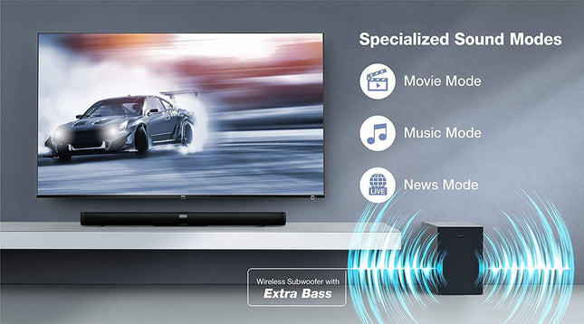 TCL TS7010 Soundbar TV with Subwoofer - Mycart.mu in Mauritius at best price