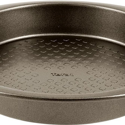TEFAL J1629645 EASY GRIP D/GREY 23CM ROUND CAKE - Mycart.mu in Mauritius at best price