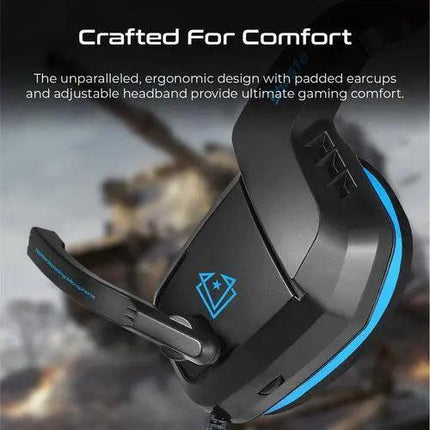 VERTUX - Ambient Noise Isolation Over-Ear Gaming Headset - SHASTA.BLUE - Mycart.mu in Mauritius at best price